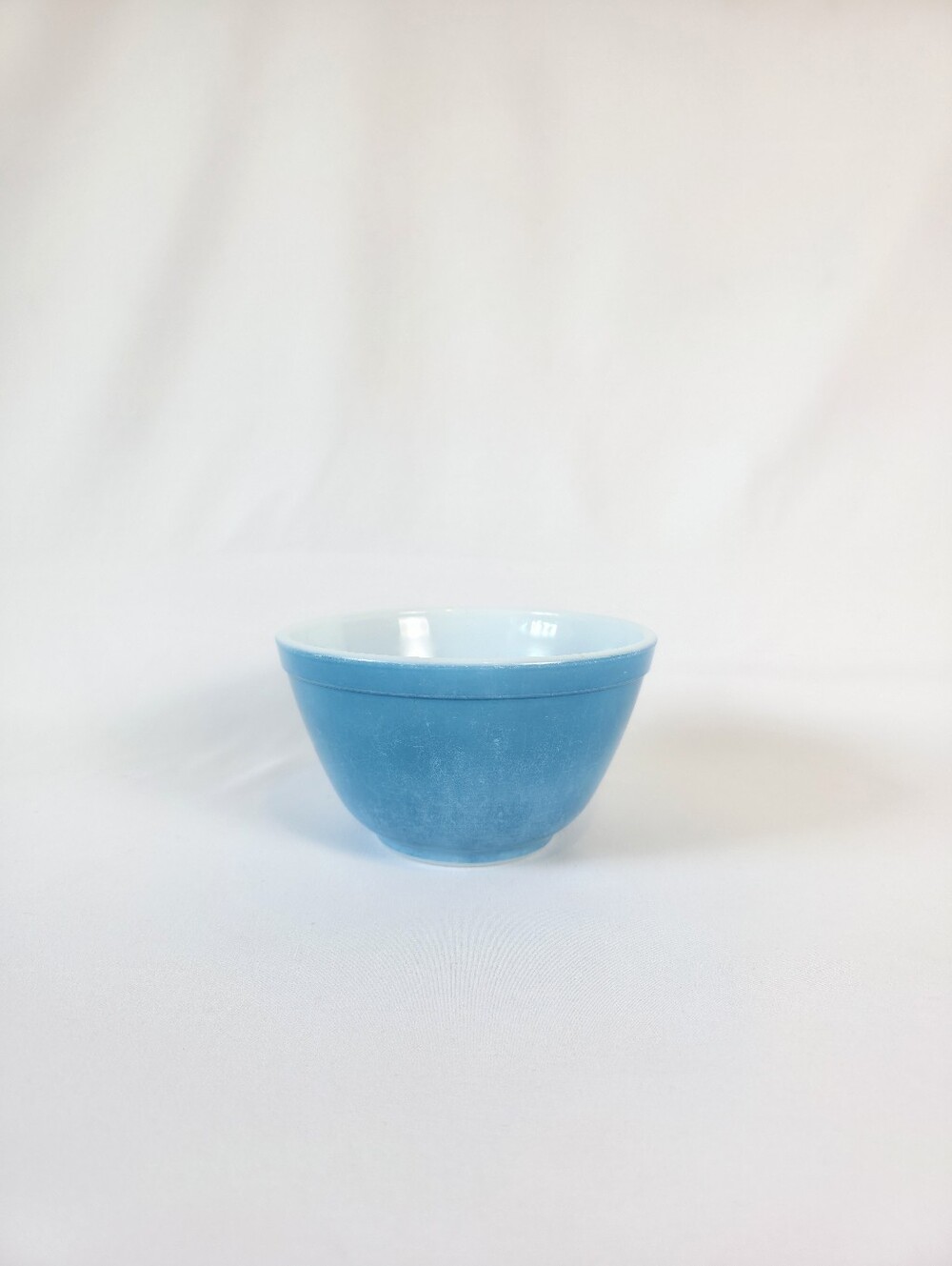 Vintage Pyrex Primary Color Mixing Bowl 401 Turquoise Blue Retro